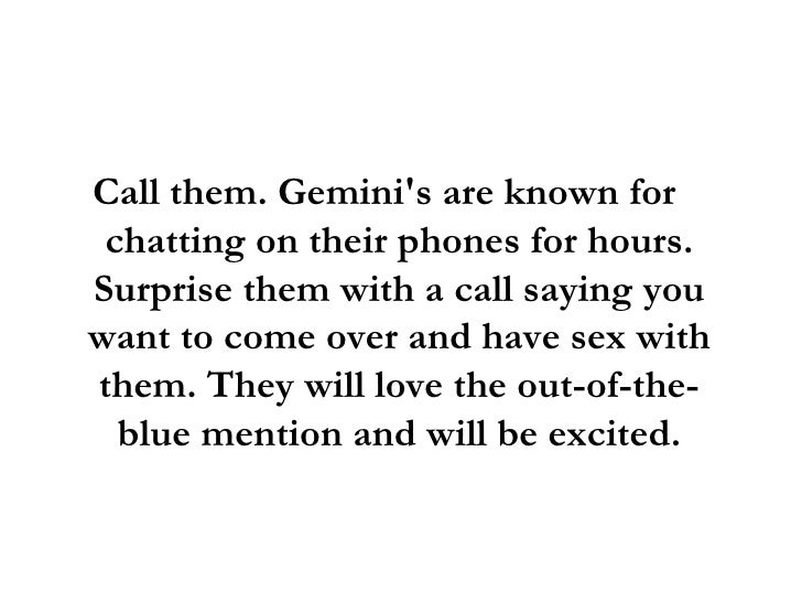 gemini male sex Gemini male sex